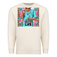 Sandshell nurse life afro woman Premium Sweatshirt - RanaPortraitStore