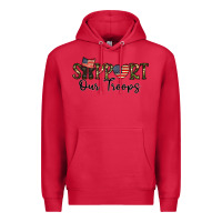 Cardinal support our troops Premium Hoodie - CowhideDigitalArt