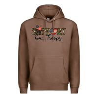 Chestnut support our troops Premium Hoodie - CowhideDigitalArt