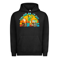 Pigment Black you  had me at day drınkıng Urban Hoodie - AdoDesignShop