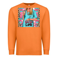 Carrot nurse life blonde woman Premium Sweatshirt - RanaPortraitStore