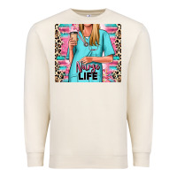 Sandshell nurse life blonde woman Premium Sweatshirt - RanaPortraitStore