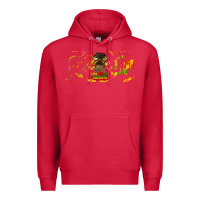 Cardinal juneteenth afro messy bun libbey glass Premium Hoodie - HRA Design Shop