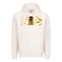 Pale Pink juneteenth afro messy bun libbey glass Premium Hoodie - HRA Design Shop