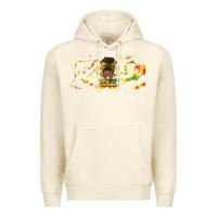 Sandshell juneteenth afro messy bun libbey glass Premium Hoodie - HRA Design Shop