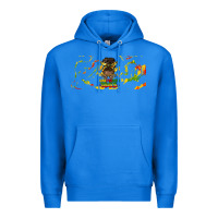 True Royal juneteenth afro messy bun libbey glass Premium Hoodie - HRA Design Shop