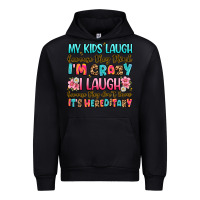 Black my kids laugh because they think i'm crazy Urban Hoodie - JahusDesignShop