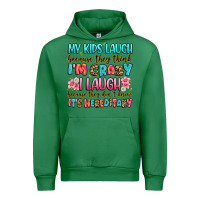 Emerald my kids laugh because they think i'm crazy Urban Hoodie - JahusDesignShop
