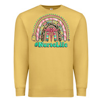 Antique Gold nurse life rainbow Premium Sweatshirt - RanaPortraitStore