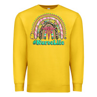 Lemon nurse life rainbow Premium Sweatshirt - RanaPortraitStore