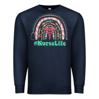 Navy nurse life rainbow Premium Sweatshirt - RanaPortraitStore