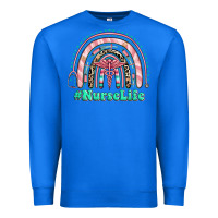 True Royal nurse life rainbow Premium Sweatshirt - RanaPortraitStore