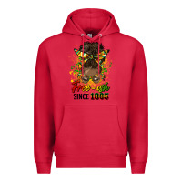 Cardinal free ish since 1865 afro messy bun Premium Hoodie - HRA Design Shop