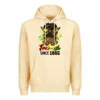 Pina Colada free ish since 1865 afro messy bun Premium Hoodie - HRA Design Shop