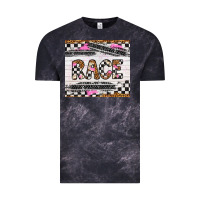 Cloud Black race Vintage Tee - Artiststas