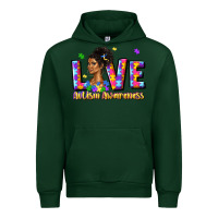 Forest Green love autism awareness Urban Hoodie - JahusDesignShop