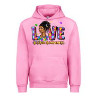 Fuchsia Pink love autism awareness Urban Hoodie - JahusDesignShop