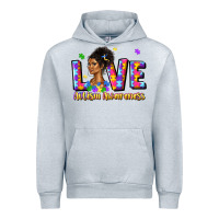 Heather Grey love autism awareness Urban Hoodie - JahusDesignShop