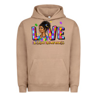 Pigment Burro love autism awareness Urban Hoodie - JahusDesignShop