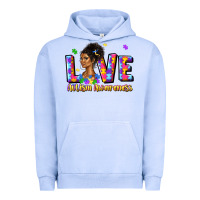 Pigment Grape Ice love autism awareness Urban Hoodie - JahusDesignShop