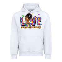 White love autism awareness Urban Hoodie - JahusDesignShop