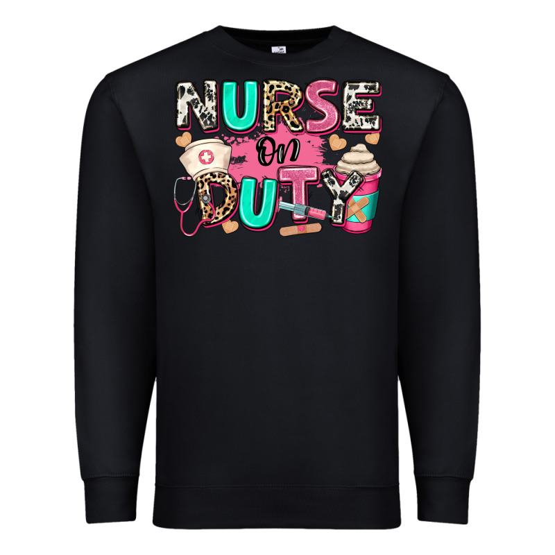 Nurse On Duty Premium Sweatshirt by RanaPortraitStore | Teevron