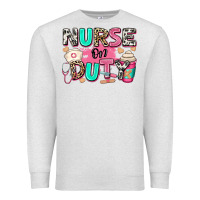 Oatmeal Heather nurse on duty Premium Sweatshirt - RanaPortraitStore
