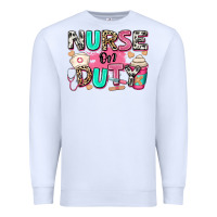 White nurse on duty Premium Sweatshirt - RanaPortraitStore