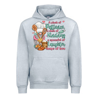 Heather Grey a pinch of patience a dash of kindness a spoonful Urban Hoodie - JahusDesignShop