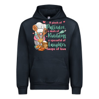 Navy a pinch of patience a dash of kindness a spoonful Urban Hoodie - JahusDesignShop