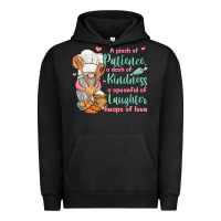 Pigment Black a pinch of patience a dash of kindness a spoonful Urban Hoodie - JahusDesignShop