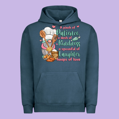 A Pinch Of Patience A Dash Of Kindness A Spoonful Urban Hoodie Designed By Jahusdesignshop