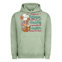 Pigment Oil Green a pinch of patience a dash of kindness a spoonful Urban Hoodie - JahusDesignShop