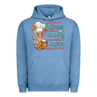 Pigment Pebble Blue a pinch of patience a dash of kindness a spoonful Urban Hoodie - JahusDesignShop