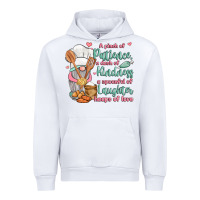 White a pinch of patience a dash of kindness a spoonful Urban Hoodie - JahusDesignShop