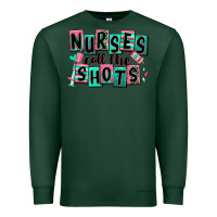 Sports Green nurses call the shots Premium Sweatshirt - RanaPortraitStore