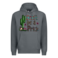 Rock don't be a prick Premium Hoodie - CowhideDigitalArt