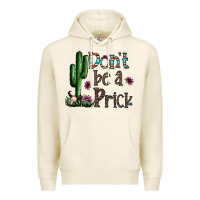Tofu don't be a prick Premium Hoodie - CowhideDigitalArt