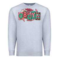 Heather Grey obgyn nurse Premium Sweatshirt - RanaPortraitStore