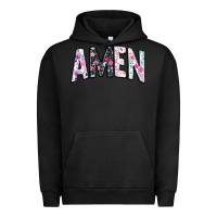Pigment Black amen Urban Hoodie - JahusDesignShop