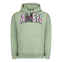 Pigment Oil Green amen Urban Hoodie - JahusDesignShop