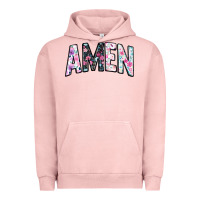 Pigment Salmon amen Urban Hoodie - JahusDesignShop