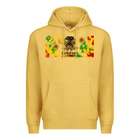 Antique Gold celebrate juneteenth libbey glass Premium Hoodie - HRA Design Shop