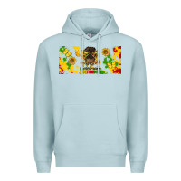 Blue Mist celebrate juneteenth libbey glass Premium Hoodie - HRA Design Shop