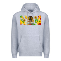 Heather Grey celebrate juneteenth libbey glass Premium Hoodie - HRA Design Shop