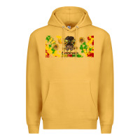 Mustard celebrate juneteenth libbey glass Premium Hoodie - HRA Design Shop