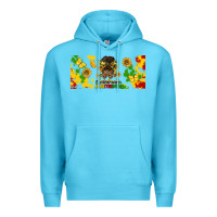 Ocean Blue celebrate juneteenth libbey glass Premium Hoodie - HRA Design Shop