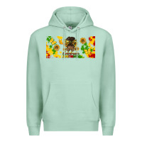 Seafoam celebrate juneteenth libbey glass Premium Hoodie - HRA Design Shop