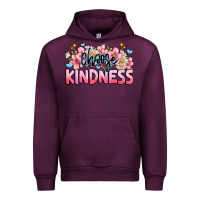Mauve Wine Choose kindness Urban Hoodie - JahusDesignShop
