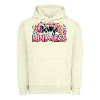 Pigment Pistachio Choose kindness Urban Hoodie - JahusDesignShop